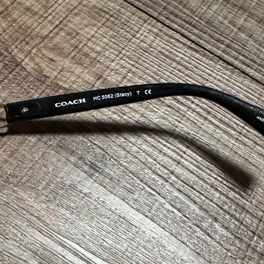 Coach Silver and Black Eyeglasses - Picture 3 of 8